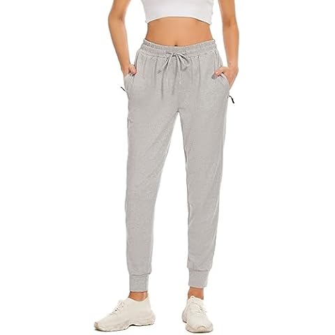 BATHRINS Joggers for Women UK Lightweight Sweatpants Womens Drawstring Cover