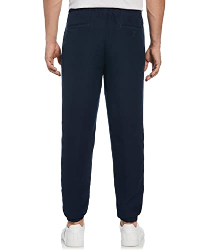 Cubavera Men's L/V Pull On Dstring Jogger Drawstring Pant, Dress Blues, Xx Large #TOP1