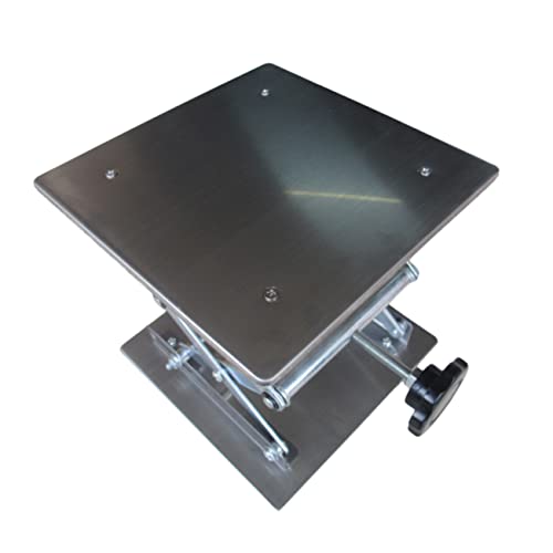 OSOLADY Stainless Steel Lift Table Colodoil Silver Lift Top Table Lift Stand Jack Repair Stand Soveriegn Silver Lifting Table Lift Tables Small Stand Mini Jack Stand