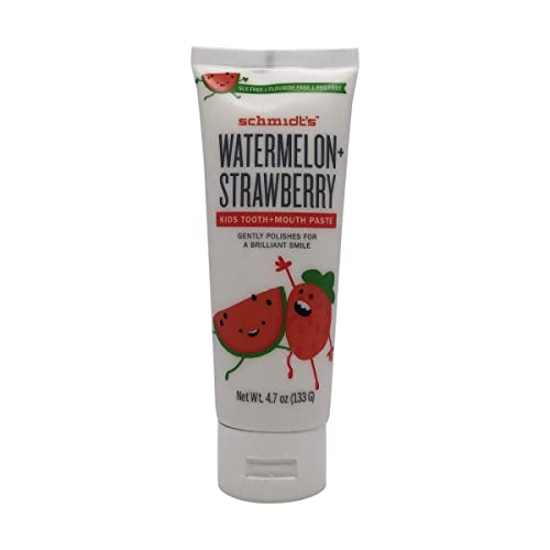 Schmidt's Deodorant Toothpaste Kids Watermelon Strawberry, 4.7 Ounce #TOP27