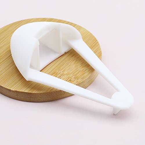 1 Pair Silicone Cat Ears Over-Ear Headsets Cute Decoration Adjustable Straps Attachment Accessory for Video Live Gaming Headphones White