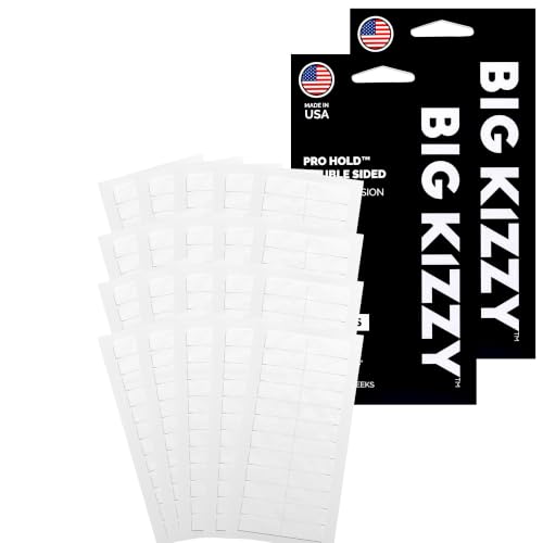 Big Kizzy Pro Hold Double Sided Tape for Hair Extensions (240 Tabs)