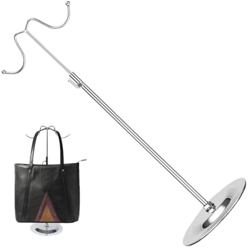 Soporte independiente ajustable para bolsos que evita deformar las asas 4