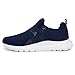 Nautica Men's Casual Fashion Sneakers Wide Width Slip-On-Walking Shoes-Lightweight Loafers-Tobin-Navy Mono-9.5