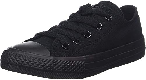 Converse Infant Black Monochrome All Star Low Sneakers-UK 9 Infant4