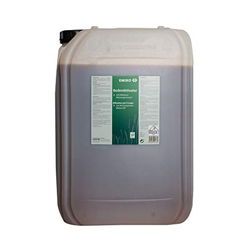 BodenAktivator 25 Liter Bodenhilfsstoff mit EM für aktives Bodenleben und hohe Bodenfruchtbarkeit;