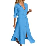 Dresses for Women UK Ladies Summer Clothes Petite Bandeau Dress Womens Holiday Black Cotton Pink Wedding Guest Midi Long Shirt Beach Cover Ups White Mini Blouses Tunic Over 50 Sky Blue M