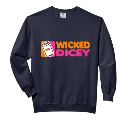 Wicked Dicey Donut Style Comfort Colors Adult Sweatshirt