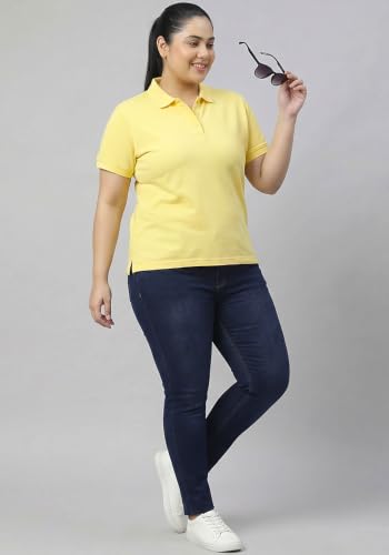Image of Wear Your Opinion Womens Plus Size Polo Collar Neck T-Shirt Top