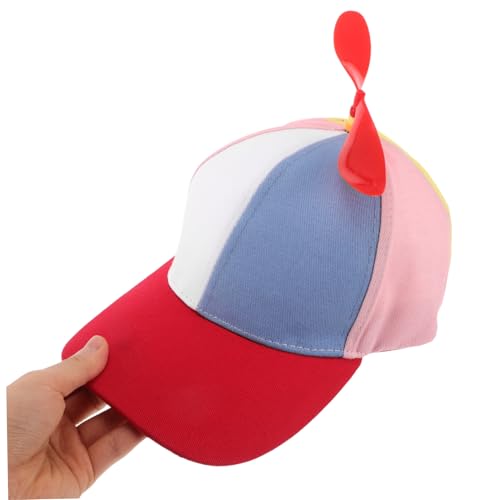 NOLITOY Detachable Propeller Baseball Cap for Outdoor Activities Creative Sunshade Hat Fun Design for Spring and Travel Cute Propeller Cap for Adults Multi4