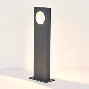 Topmo-plus Staande lamp buitenlamp moderne tuinlamp staande lamp / 7W LED bridgelux COB/tuin padverlichting aluminium LED vloerlamp Promenade/pad waterdicht IP65 770LM 3000K antraciet