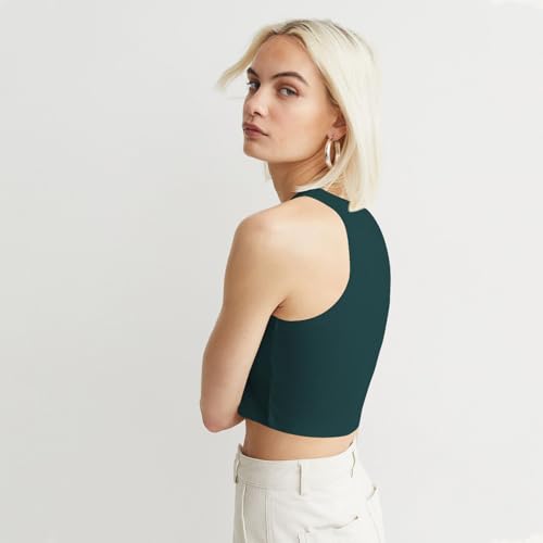 Image of KERI PERRY Tops for Women Crop Top for Women's Tank Activewear Tee Sports Western Casual Cotton Camisole Pack of 3 Combo
