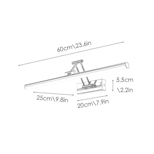 Aplique de pared LED moderno de tubo largo para iluminar armarios 5