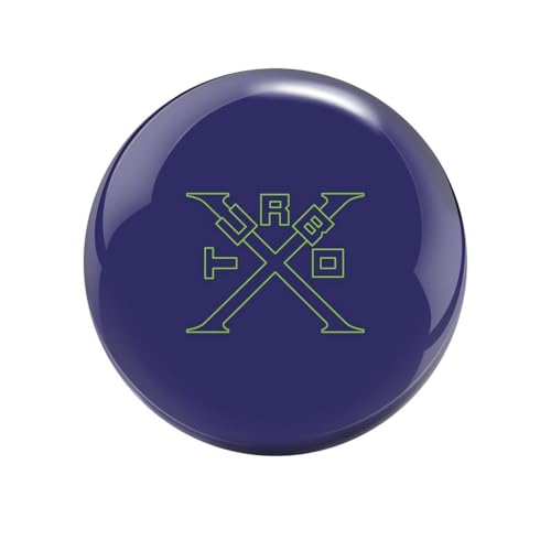 Ebonite Professionally Drilled Turbo X Bowling Ball - Purple (This Item Includes a Free Bowlerstore Rubber Shammy- Colors Will Vary for The Shammy) 13lbs