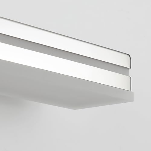 Image of SineRise 48-Inch LED Modern Bathroom Vanity Light Bar, Chrome Modern Acrylic Bathroom Wall Lighting Fixtures Over Mirror (Cool White 6000K)