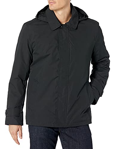 Image of Cole Haan Men's Classic 29 inch Hooded City Rain Jacket