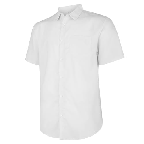 Mens Resort Wear 2025 Shirts Breathable Button Down Slim Fit Short Sleeves Dress Shirt Summer Business Casual Tops3