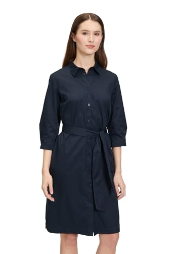 Betty Barclay Damen Hemdblusenkleid mit Knopfleiste 46, dunkelblau