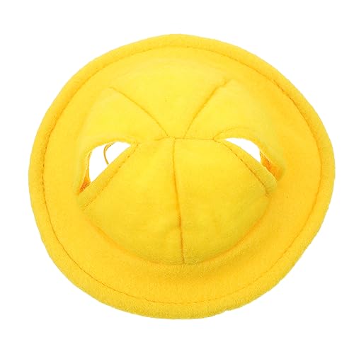 Abaodam Pet Costume Accessory Small Mini Animal Bunny Hat Yellow Pet Hat for Party