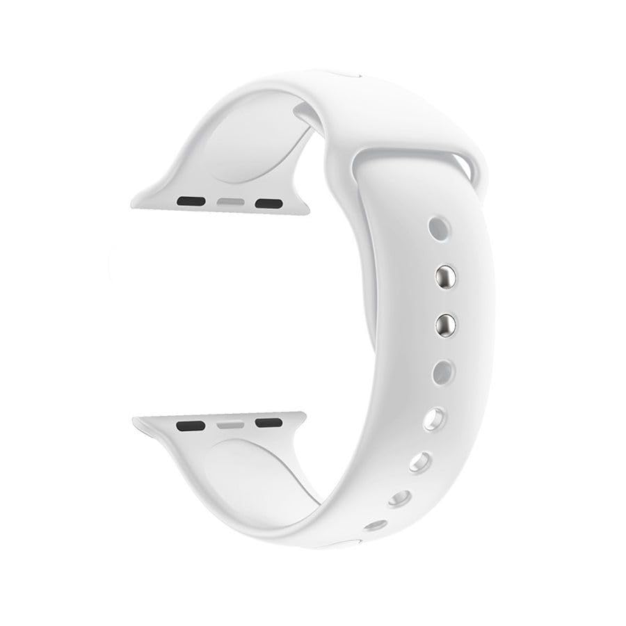 Image of TechMount Compatible with Apple Watch Straps 42mm 44mm 45mm 49mm Soft Silicone Luxury Sport Band Strap Compatible With Apple Watch Ultra Series 8 7 6 5 4 3 2 1 SE (NOT FIT WITH 38MM, 40MM,41MM)