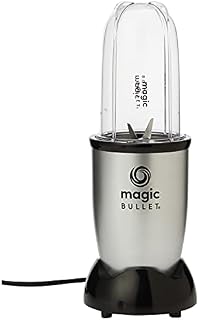 NutriBullet MBR-0409 Magic Bullet 4pc Blender, Mixer & Food Processor, Silver MBR-0409