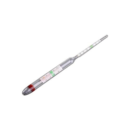 Aquariums Glass Hydrometer with Thermometers Salinities Tester for Marine Saltwater FishTanks