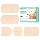 Welnove Moleskin Adhesive Pads for Feet,Blister Bandages for Feet, Mole Skin Patch for Feet Heels, Skin Tape Stickers for Feet - 32 Sheets of 4 Shapes