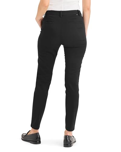 Dockers Women's Weekend Chino Mid-Rise Skinny, Beautiful Black, 263
