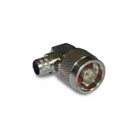 Right Angle N Male Crimp-LMR400