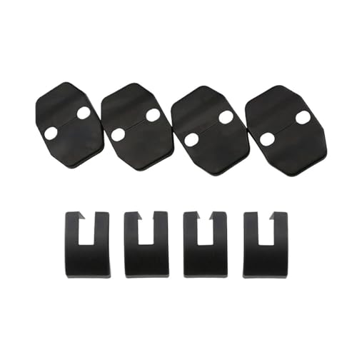 Couvercle de serrure de porte voiture en ABS pour BMW Série 1 2 5 7 (8 Pcs)