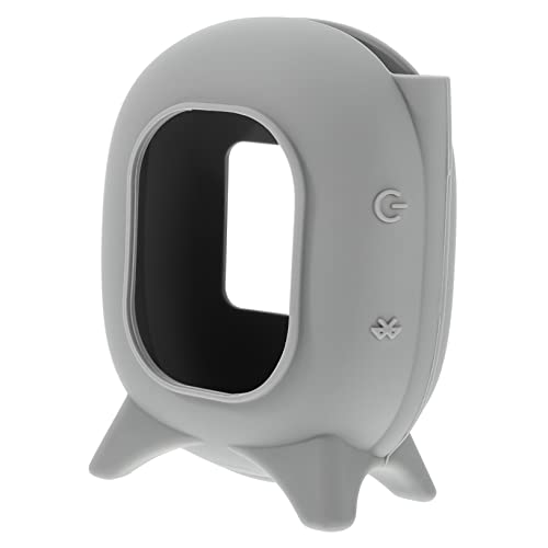 Angoily 4箱 ブルートゥーススピーカー保護 ポータブルスピーカー ワイヤレススピーカー収納ホルダー ポータブルワイヤレススピーカー ワイヤレス用カバー 透明ホース Dark Grey