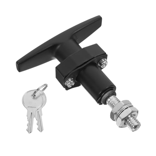 BESTonZON 収納扉用型鍵付きラッチ 強化亜合製 耐久性と 性向上 キャビネット ツールボックス 機械扉対応