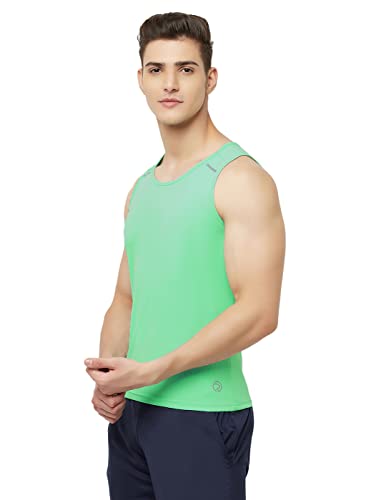 Image of TRUEREVO Men's Light Weight Dryfit Sports Tank Top Vest with Reflective Details for Running, Gym & Training