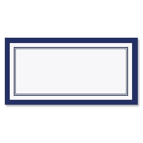 Colorful Images Printable Navy Crisp Return Address Mailing Labels, 6 Sheets, Set of 144 Self Adhesive, 1" x 2-1/4" Labels, Laser and Inkjet Printer Compatible