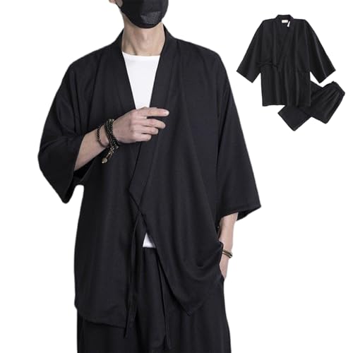Kimono japonais traditionnel en coton pour femme : l'élégance d'un peignoir authentique