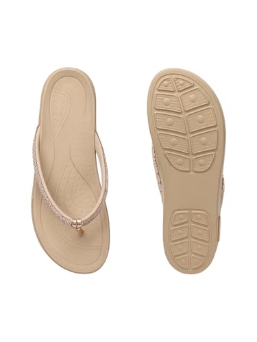 Image of ELLE Women Round toe platform heel slip-on sandal with Shimmer Detail