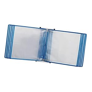 HBALDTEDC Wandmontierter Flipchart-Ordner Blau