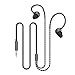 100SEASHELL Ear Buds Extra Long Cord Headphones Without Mic Long Wired Earbuds for Tv Earphones with No Microphone Ear Buds Long Cord Length Earhook Earphones with 3.5 mm Headphone Plug