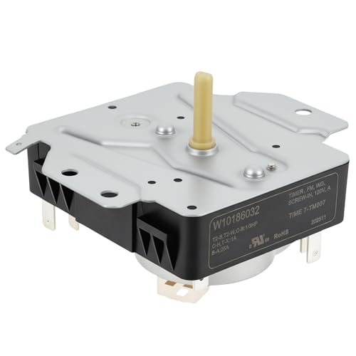 Lovgedr W10186032 WPW10186032 Dryer Timer Replacement, Genuine OEM Quality, Replaces AP6016544, PS11749835, 2116926, AH3500198, OEM24066178, Fits Whirlpool Kenmore Sears Dryers, 2-Year Warranty