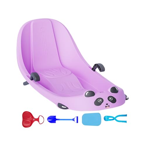 Kixolazr Luge pour | Ergonomique Et Convivial pour La Famille | Luge pour Tout-Petits avec Frein Intégré | pour Garçons Temps Froid Collines Enneigées Parc Arrière-Cour Terrain De Jeu