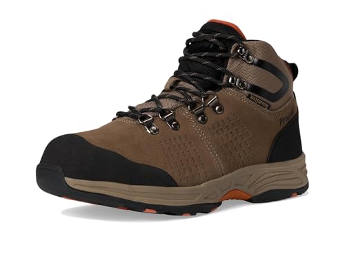 Image of Propet Mens Conrad Round Toe Hiking Hiking Casual Boots Ankle - Black, Grey