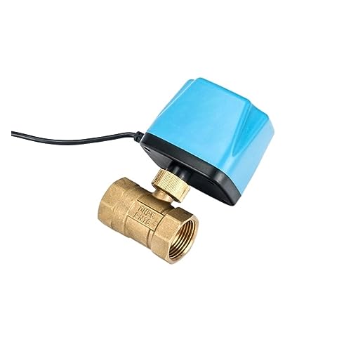 Válvula de bola motorizada de 1" en acero inoxidable de dos cables normalmente abierta 4