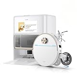 MOVA V70 Ultra Complete Robot aspirapolvere, estensione MaxiReachX, aspirazione 40.000 Pa, pressione 15 N e pulizia 300 giri/min, superamento ostacoli fino a 9 cm, serbatoio per la polvere EcoCyclone.