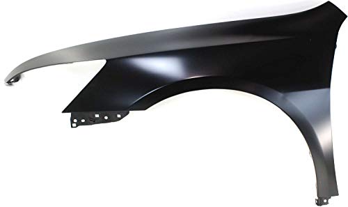 Evan Fischer Front Fender Compatible With Honda Accord 2003-2007, Primed, Steel, 4-Door, Sedan, USA Built Driver Side