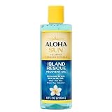 Aloha Sun Aloe Vera Gel - After Sun Care for Sunburn Relief - Turn Burn to Tan with Maui Inspired Cooling Menthol, Tea Tree & Green Tea for an Even Bronze Brown Tan - 8 fl oz