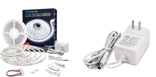 Kit completo de cinta LED blanca regulable con fuente 12V 2A miniatura 1