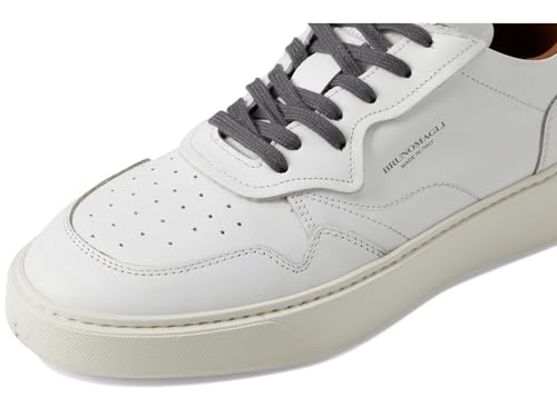 Image of Bruno Magli Men's Dezi Sneakers, Leather Shoes, Lace-Up Casual Shoes