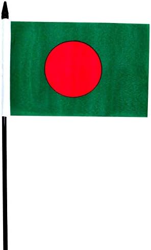 Bangladesh Small Hand Waving Flag 6" x 4" Inch FlagSuperstore©