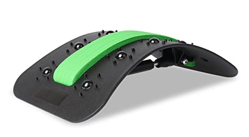 Corrector Magnético de Espalda y Camilla de Rotación Lumbar Verde