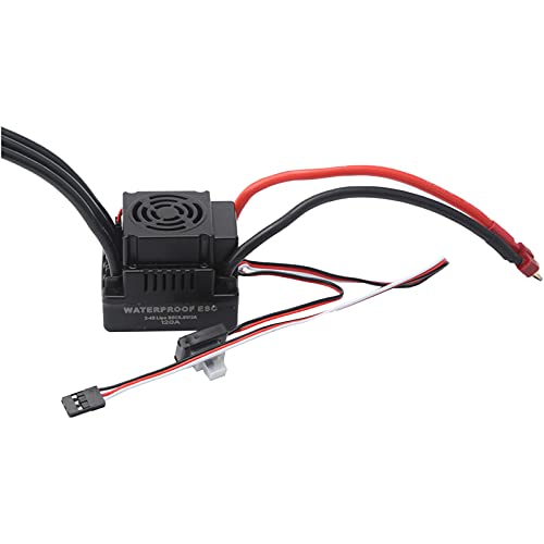 GoolRC 120A Brushless ESC 2-4S Electric Speed Controller for 1:10 1:8 RC Car Traxxas Short Truck Off Road Crawler